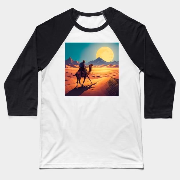 Sahara Baseball T-Shirt by Colin-Bentham